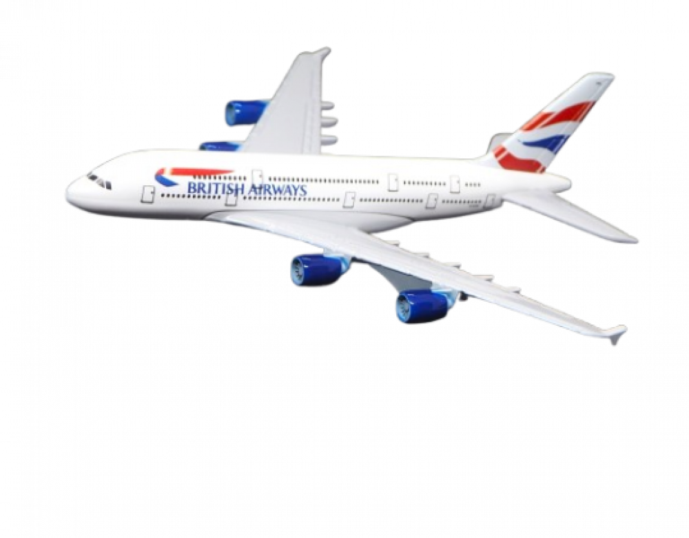 MM 4005 Kovový model letounu Airbus 380 společnost British Airways