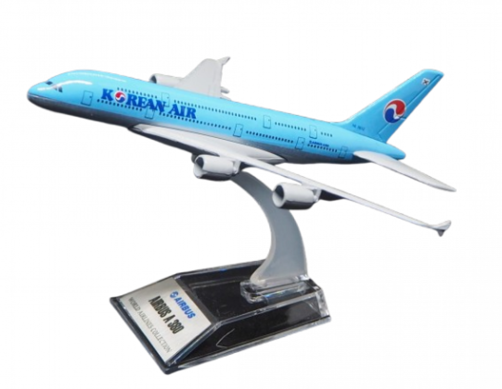 MM 4017 Kovový model letounu Airbus 380 - letecká společnost Korean Air