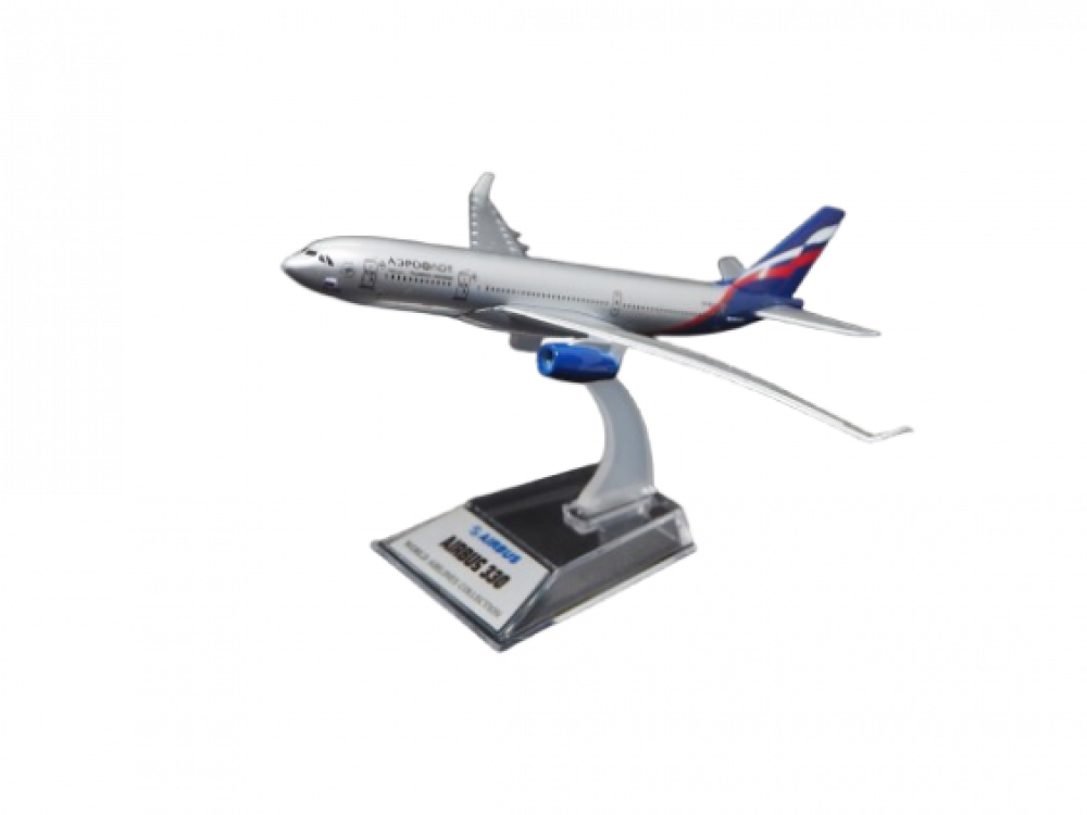 4037 Kovový model letounu Airbus 330 - letecká společnost AEROFLOT