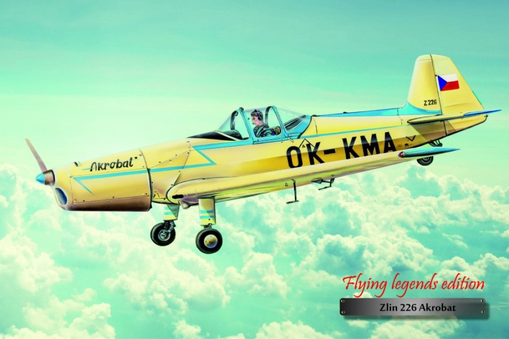 AP 06 Hlinikový poster Zlin Z-226 Akrobat