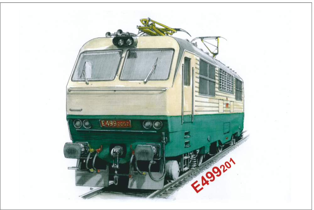 MGV 05 Magnetka hliníková s motivem lokomotivy E 499.0