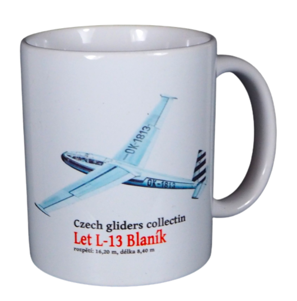 HL 49 Hrnek s motivem větroně Let L-13 Blaník
