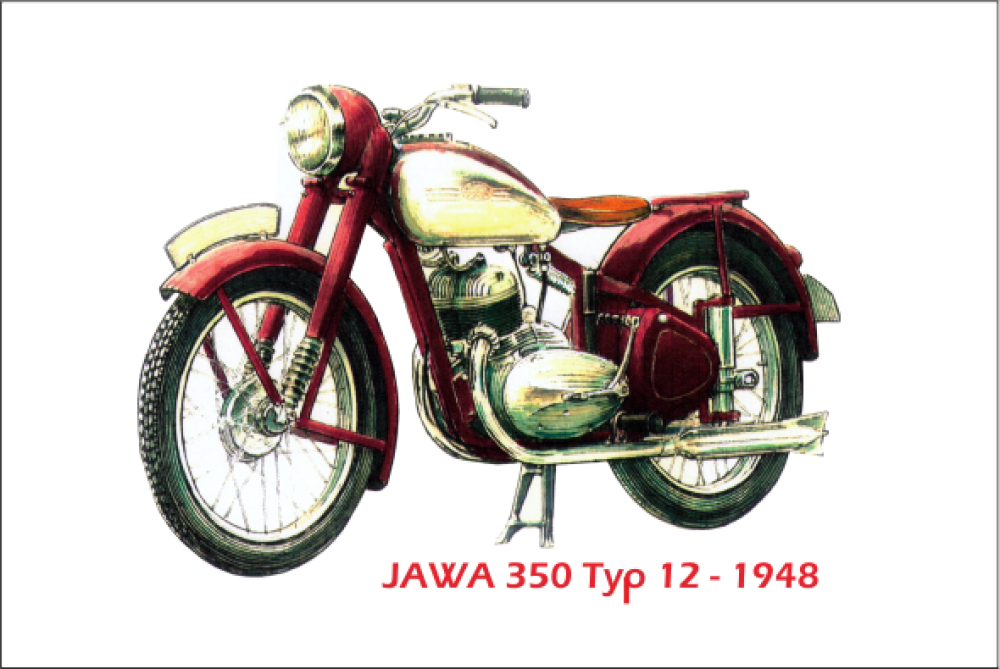 MGM 05 Magnetka hliníková - motocykl Jawa 350 typ 12