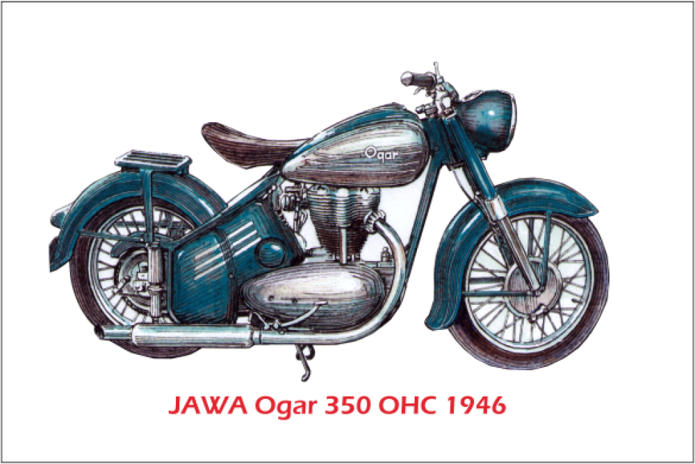 MGM 08 Magnetka hliníková - motocykl Jawa Ogar 350
