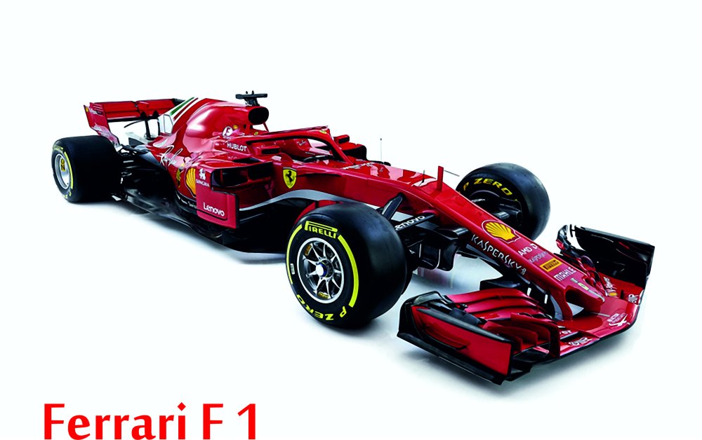 TP 32 Hliníkový poster s motivem Ferrari