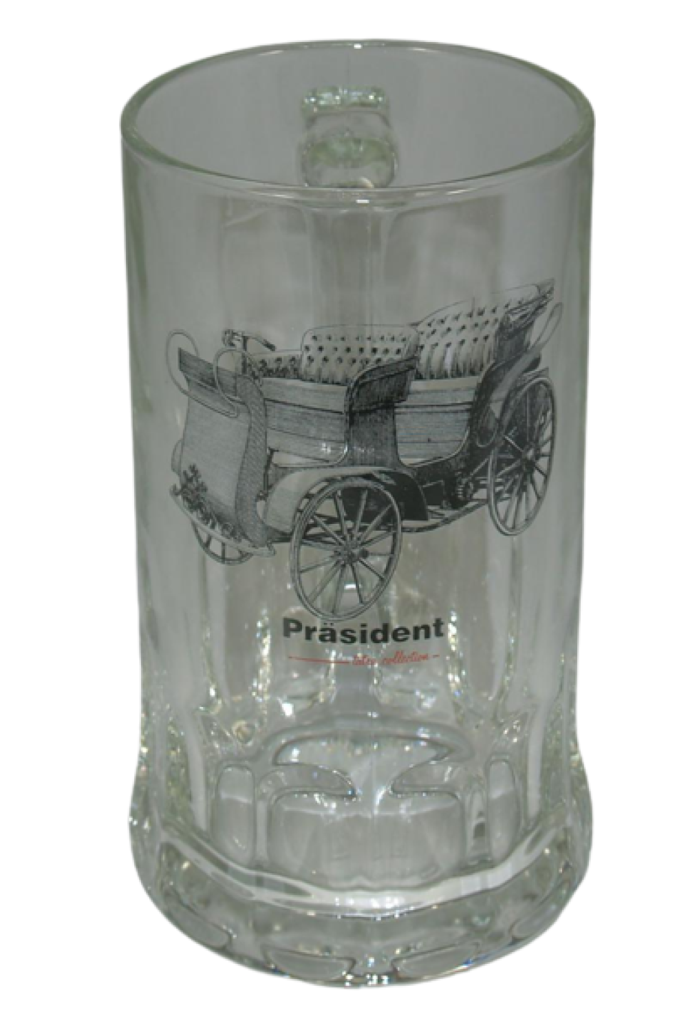 TH 08 Sklenice pivní (krigl) s motivem Präsident