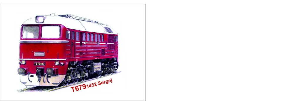 MGV 16 Hliníková magnetka s motivem motorové lokomotivy Sergej