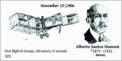 Sberatelská karta Alberto Santos Dumont