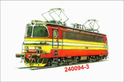 MGV 01 Magnetka hliníková - lokomotiva motor.lokomotiva 240093