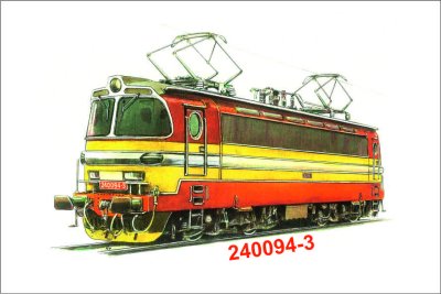 MGV 18 Hliníková magnetka s motivem motorové lokomotivy 2400 94