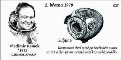CL 037 Sběratelská karta Vladimír Remek