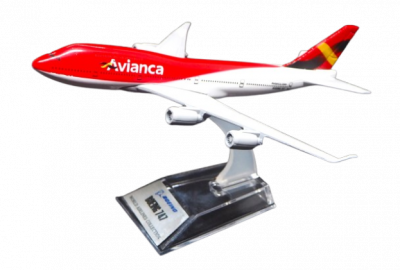 MM 4010 Kovový model letadla Boeing B 747 - společnost AVIANCA