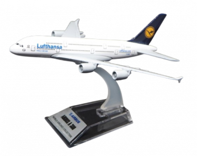 MM 4014 Kovový model letounu Airbus 380 letecká společnost LUFTHANSA