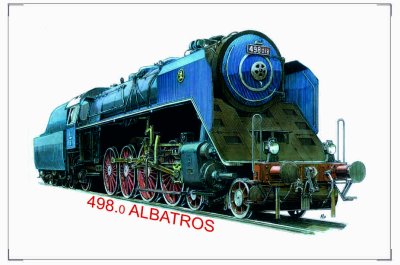 MGV 02 Magnetka hliníková - lokomotiva Albatros 498.0