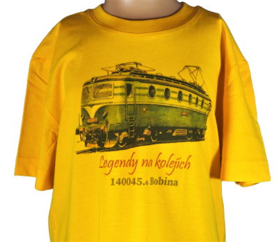 TDZ 02 Tričko dětské s motivem lokomotivy Bobina