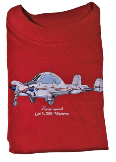 TDL 14 Tričko dětské s motivem kresba L-200 Morava barva červená