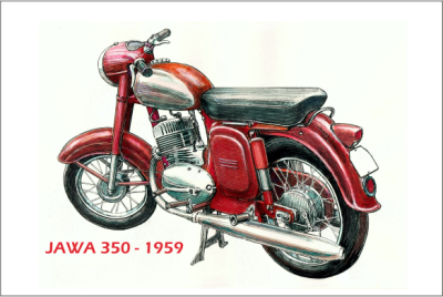 MGM 04 Magnetka hliníková - motocykl Jawa 350