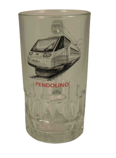 KZ 01 Sklenice pivní - kriegl s motivem soupravy Pendolino