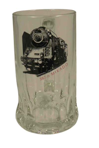 KZ 04 Sklenice pivní - kriegl s motivem lokomotivy 387.0 Mikado