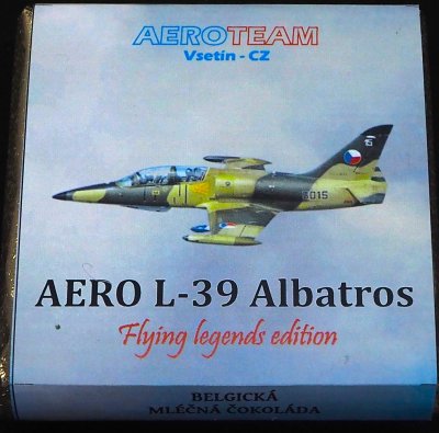 FLC 11 Čokoláda s motivem letounu Aero L-39 Albatros