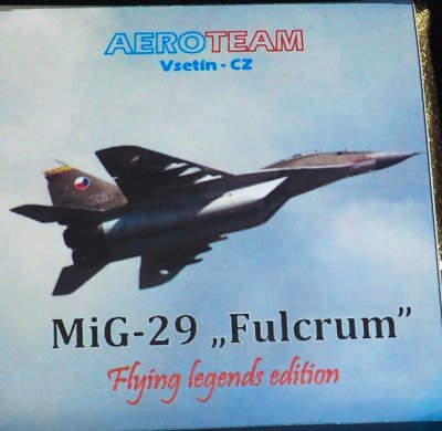 FLC 18 Čokoláda s motivem letounu Mig-29 Fulcrum