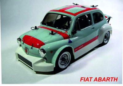 TP 31 Hliníkový poster s motivem Fiat Abarth