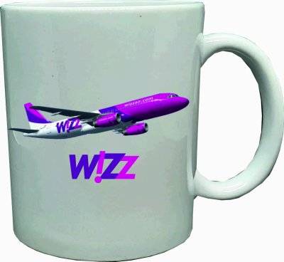 HL 41 Hrnek s motivem letecké společnosti WIZZ AIR