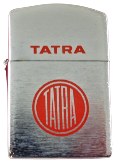 UPT 12 zapalovač kovový (ZIP) s logem TATRA